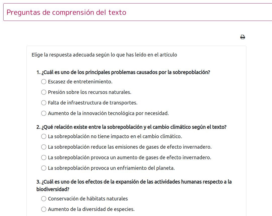 Vocabulario destacado